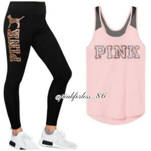 VS PINK ROSE GOLD BLING SET